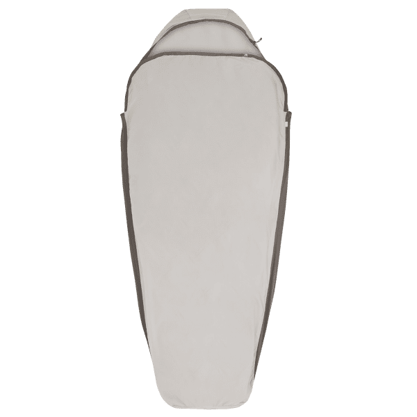 Inserție pentru sac de dormit Sea to Summit Silk Blend Sleeping Bag Liner - Mummy - Compact Moonstruck Grey