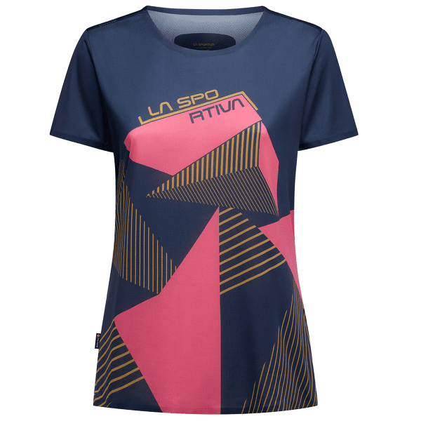 Tricou cu mânecă scurtă La Sportiva COMP T-SHIRT Women Night Sky/Rosebay