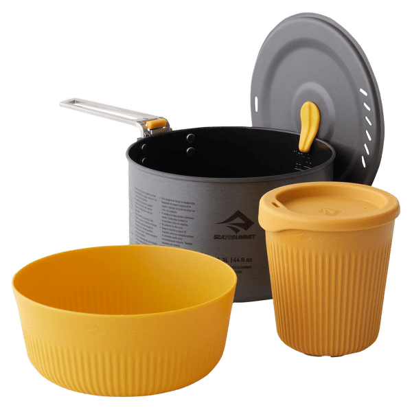 Farfurii Sea to Summit Frontier UL One Pot Cook Set - [3 Piece] 1.3L