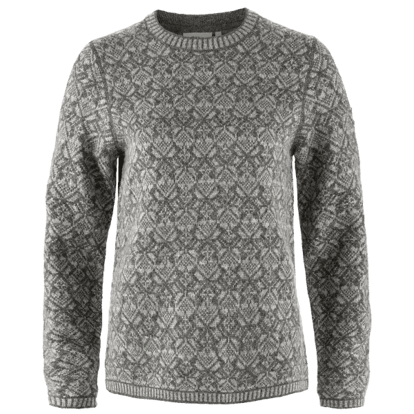Pulover Fjällräven Snow Round Neck Sweater Women Grey 020