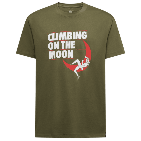 Tricou cu mânecă scurtă La Sportiva MOON ROCK T-SHIRT Men Cypress/Chalk