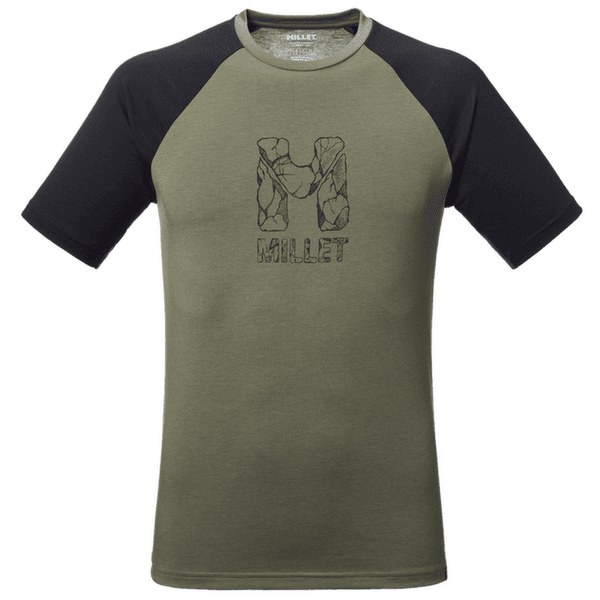 Tricou cu mânecă lungă Millet CIMAI NATURAL TS SS Men GRAPE LEAF/BLACK