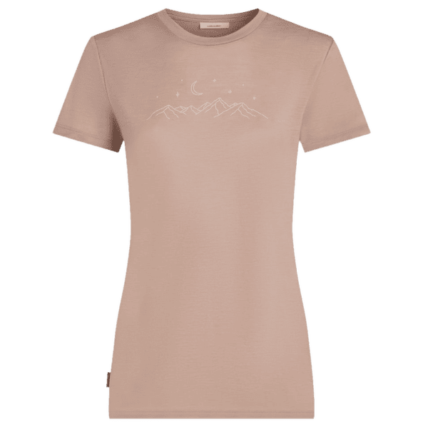 Tricou cu mânecă scurtă Icebreaker Merino 150 Tech Lite SS Tee Sparkling Stars Women PINK QUARTZ