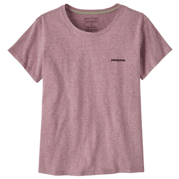 Tricou cu mânecă scurtă Patagonia P-6 Logo Responsibili-Tee Women Quiet Violet