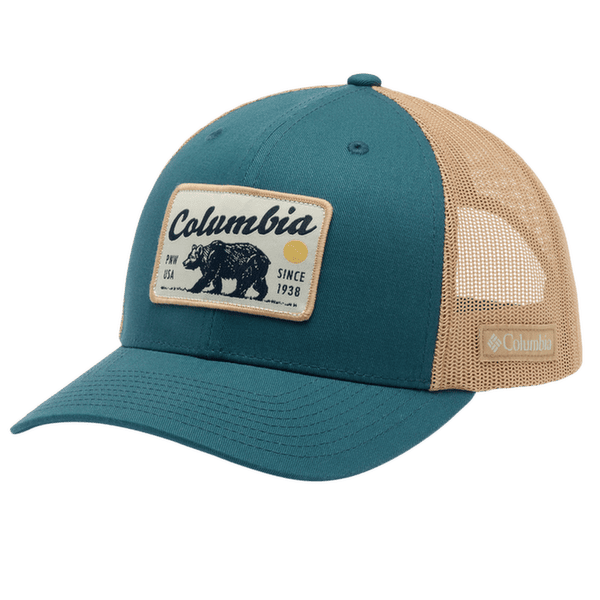 Capac Columbia Columbia Mesh Snap Back Everblue, PNW Bear 430