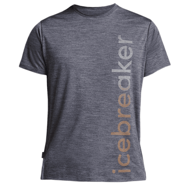Tricou cu mânecă scurtă Icebreaker Merino Blend 125 Cool-Lite Sphere SS Tee IB Vertical Men Midnight Navy Hthr