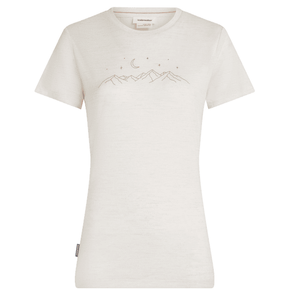 Tricou cu mânecă scurtă Icebreaker Merino 150 Tech Lite SS Tee Sparkling Stars Women ECRU HTHR