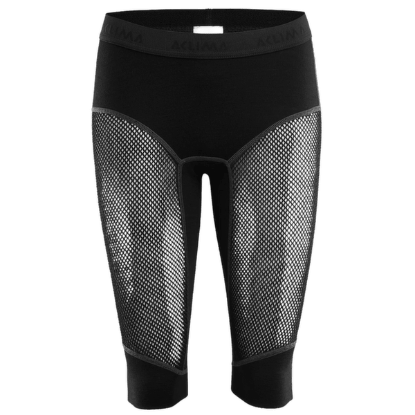 Pantaloni scurți Aclima WoolNet Shorts Long Women Jet Black