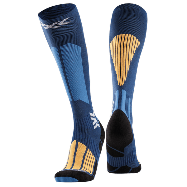 Șosete pentru genunchi X-Bionic X-SOCKS® SKI TOURING PERFORM OTC Marine/Orange