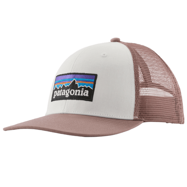 Capac Patagonia P-6 Logo Trucker Hat Birch White