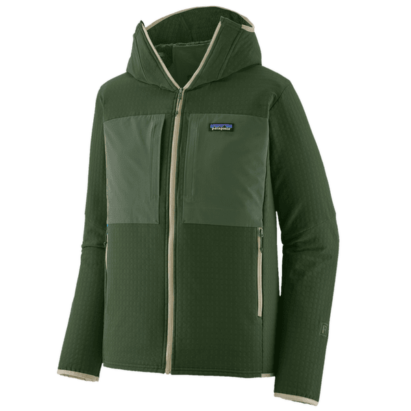 Jachetă Patagonia R2 TECHFACE HOODY Men Treeline Green