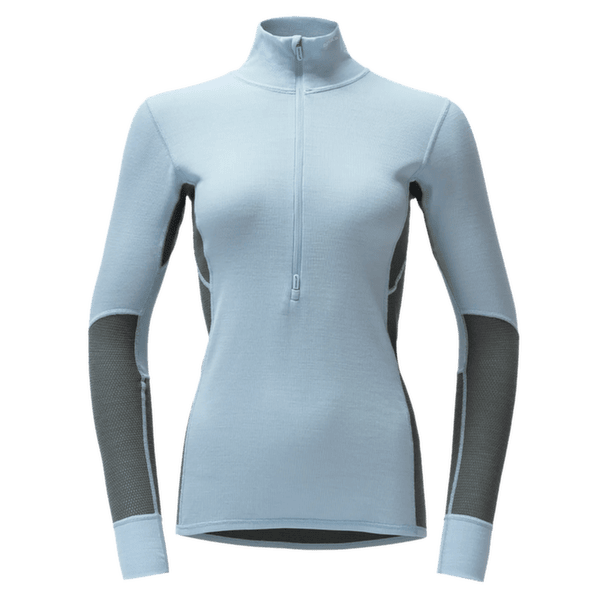 Tricou cu mânecă lungă Devold Wool Mesh 190 Zip Neck Women 233B DAWN/CASTLEROCK