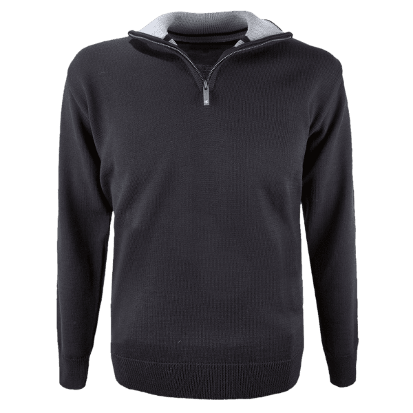 Pulover (închidere 3/4) Kama Sweater 4105 black 110