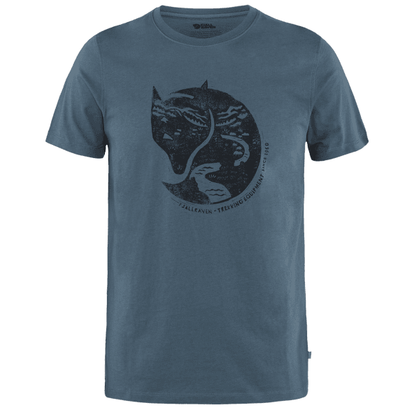 Tricou cu mânecă scurtă Fjällräven Arctic Fox T-Shirt Men Indigo Blue