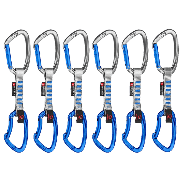 Set expres Mammut Crag Keylock Indicator 6-Pack Quickdraws silver-ultramarine