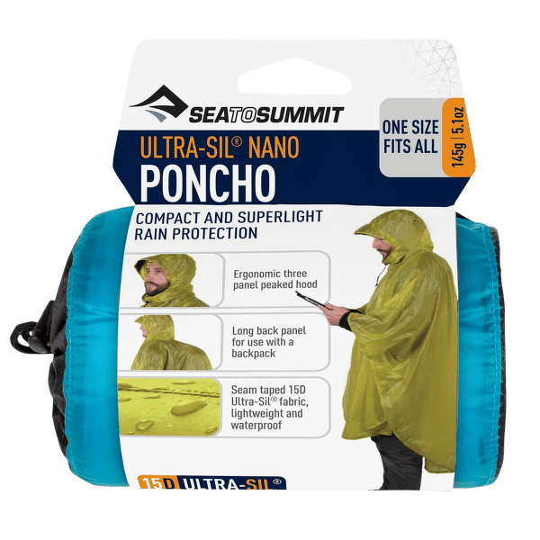 Poncho Sea to Summit 15D UltraSil™ Nano Poncho Blue-BL