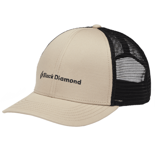 Capac Black Diamond BD Trucker Hat Khaki-Black-BD Wordmark