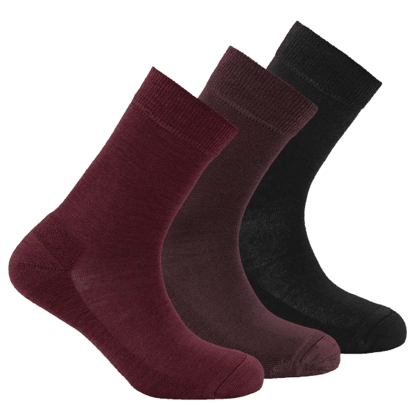Șosete Devold Daily Merino Medium Sock 3PK Women 740A Beetroot
