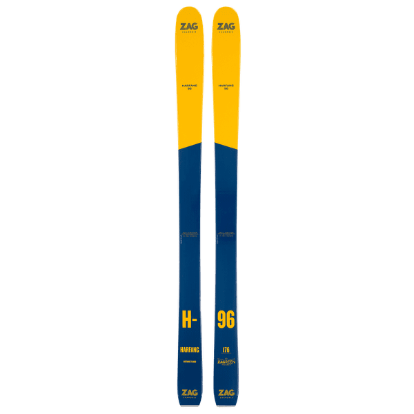 Schi Zag ZAG SKIS H96 2022-2023 YELLOW/BLUE
