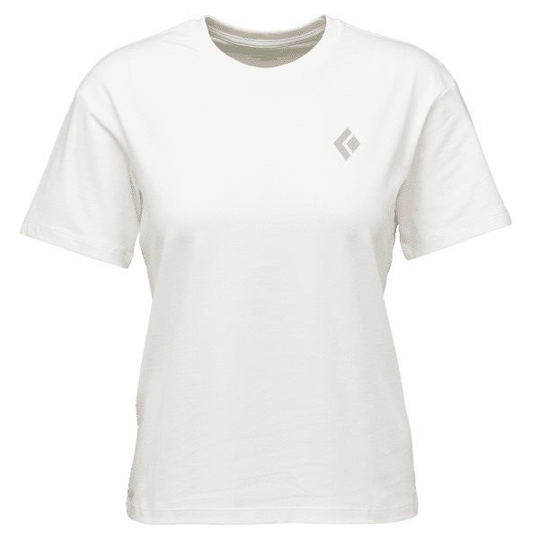Tricou cu mânecă scurtă Black Diamond Heritage Badge SS Tee Women Off White