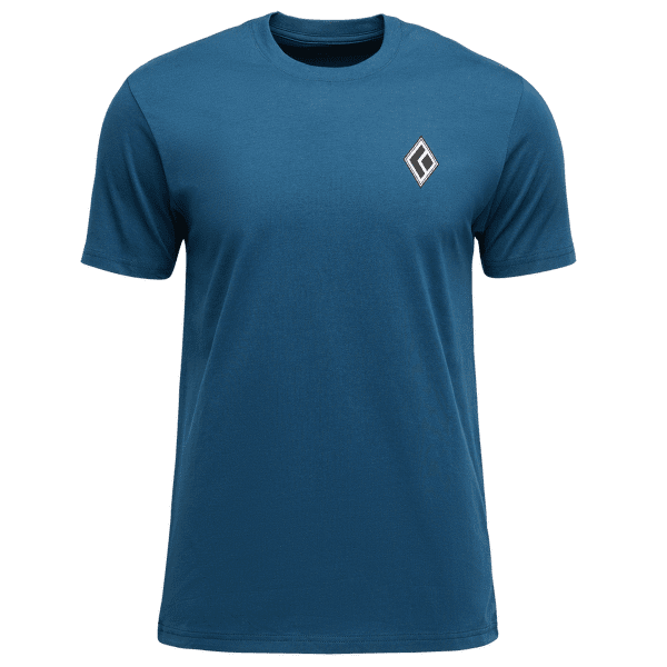 Tricou cu mânecă scurtă Black Diamond Heritage Alpinist SS Tee Men Indigo