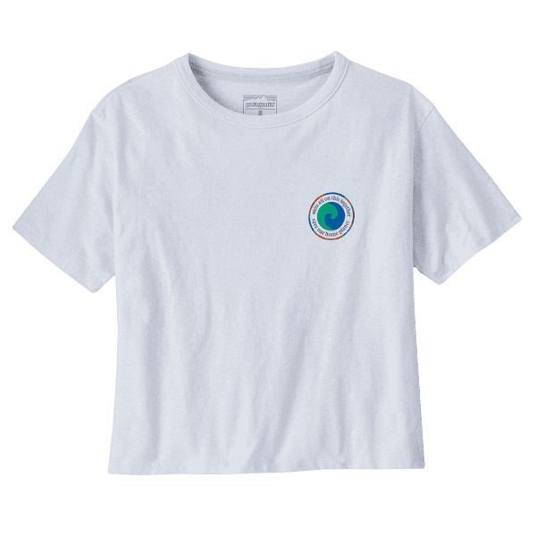 Tricou cu mânecă scurtă Patagonia Unity Fitz Easy Cut Responsibili-Tee Women White