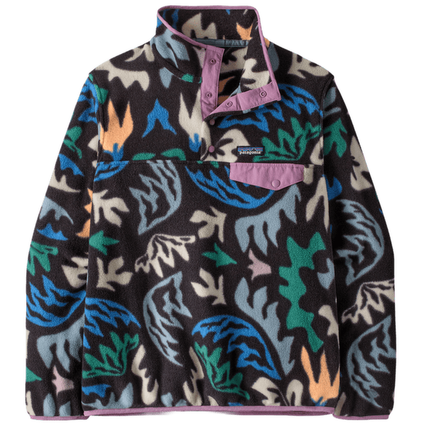 Hanorac Patagonia Lightweight Synch Snap-T Pulover Women Kaleido: Black