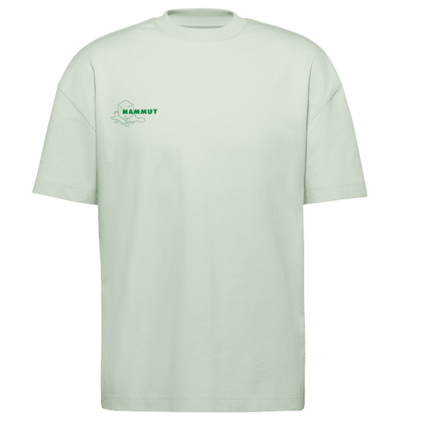 Tricou cu mânecă scurtă Mammut MAMMUT BASE RELAXED T-SHIRT MEN GLACIER 1288 silver sage