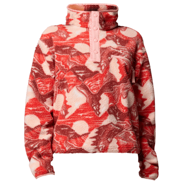 Hanorac Columbia Helvetia™ II Printed Cropped Half Snap Women Poppy Red, Sunscape 606