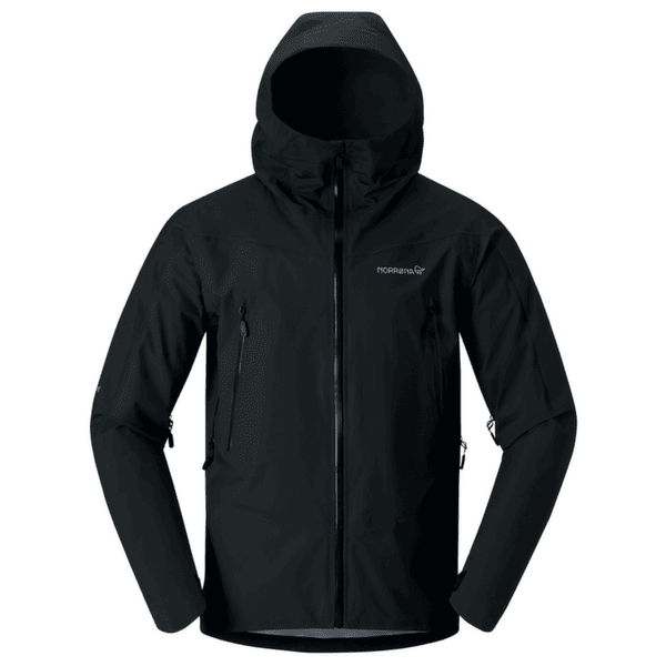 Jachetă Norrona falketind Gore-Tex Jacket Men Caviar Black