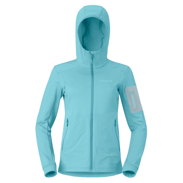 Jachetă Norrona falketind warm2 stretch Hood Women Brittany Blue