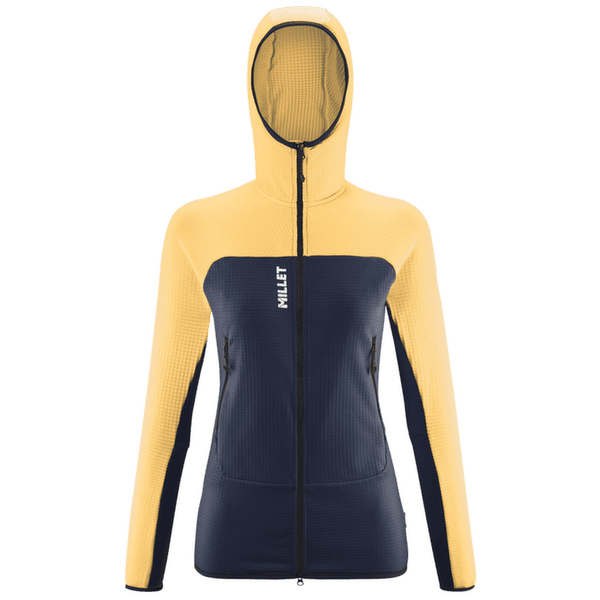 Hanorac Millet FUSION GRID HOODIE Women SUNFLOWER/SAPHIR