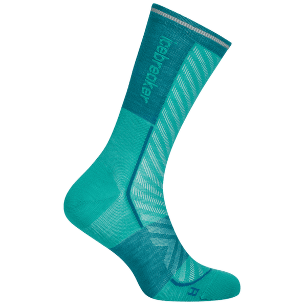 Șosete Icebreaker Merino Run+Ultralight Crew Women FRESH/TIDAL TEAL