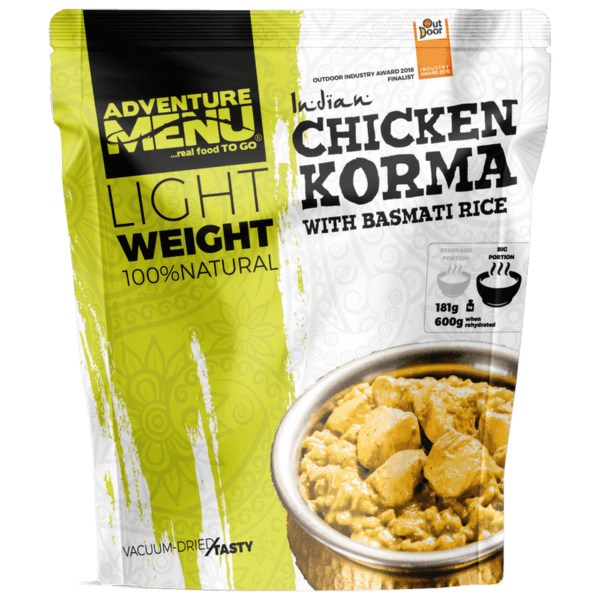 Mese Adventure Menu Lightweight Kuře Korma s rýží Basmati - Velká porce