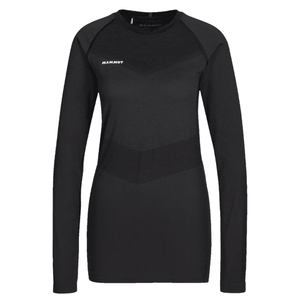 Tricou cu mânecă lungă Mammut Trift Longsleeve Women black 0001
