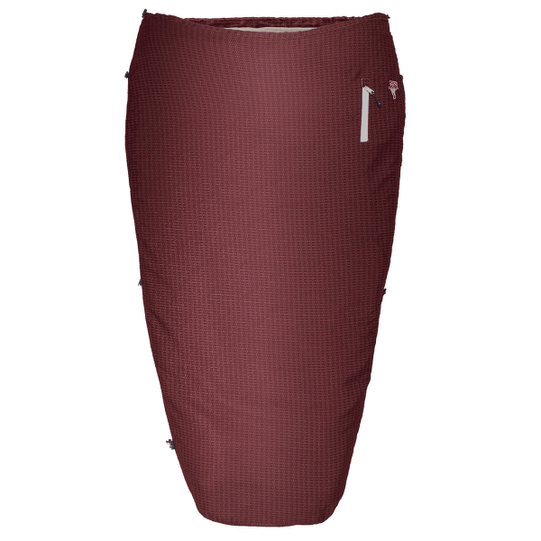 Inserție pentru sac de dormit Grüezi bag Feater - The Feet Heater Dark Red
