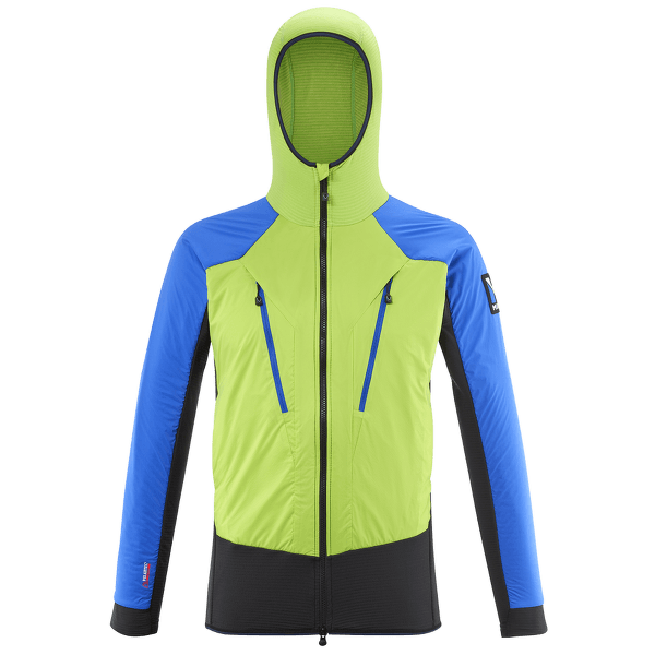 Jachetă Millet Trilogy Hybrid Alpha Hoodie Men NOIR/ACID GREEN