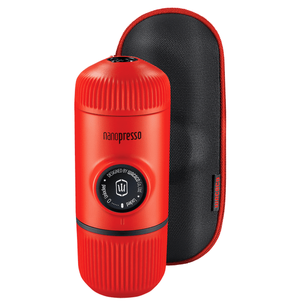 Aparat de cafea Wacaco Nanopresso + case lava red