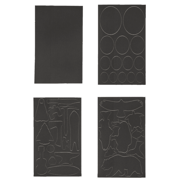 Petice Patagonia Worn Wear Patch Kit Black