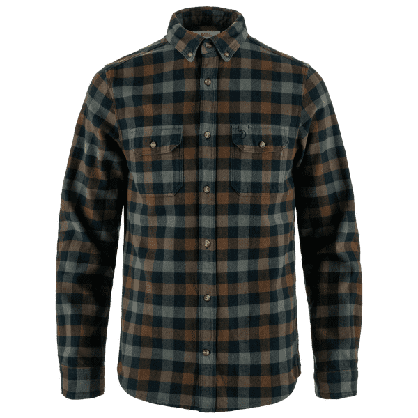 Cămașă cu mânecă lungă Fjällräven Skog Shirt Men Dark Navy-Dark Oak