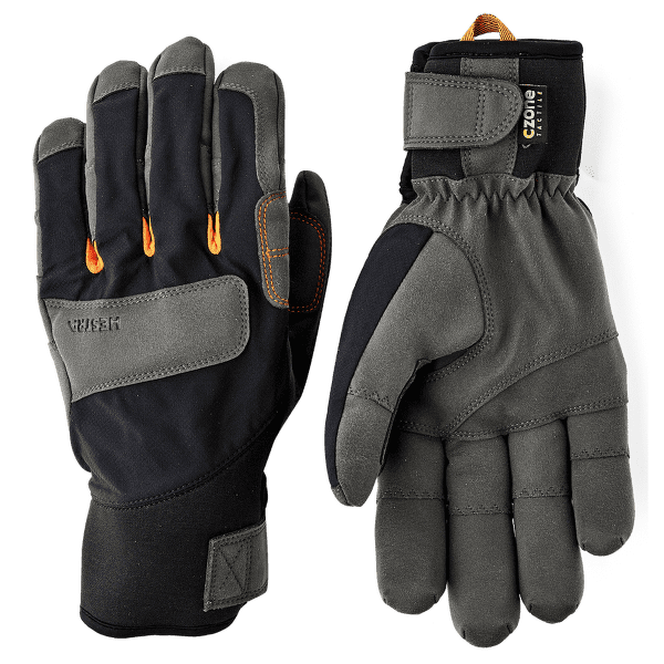 Mănuși Hestra Ergo Grip Delta HDry - 5 finger Black / Dark grey