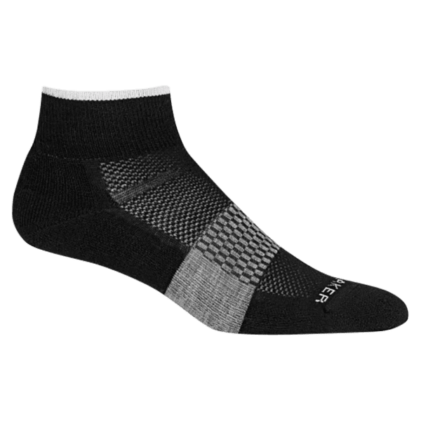 Șosete Icebreaker Multisport Light Mini Women Black/Snow/Metro HTHR