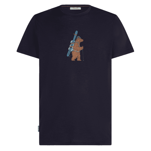 Tricou cu mânecă scurtă Icebreaker Merino 150 Tech Lite SS Tee Bear Tour Men Midnight Navy