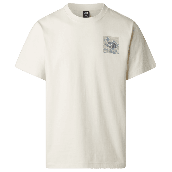 Tricou cu mânecă scurtă The North Face Mountain Escape Relaxed Short Sleeve Tee - Graphic Men WHITE DUNE