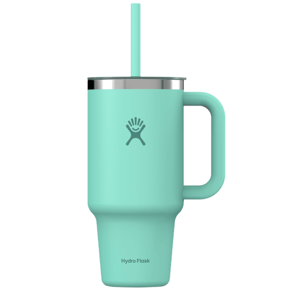 Cană termo Hydro Flask 32 OZ TRAVEL TUMBLER CLEAR LID Mermain Green