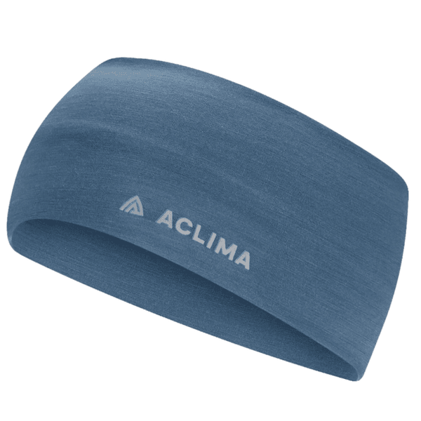 Bandă pentru cap Aclima LightWool Headband Blue Fusion