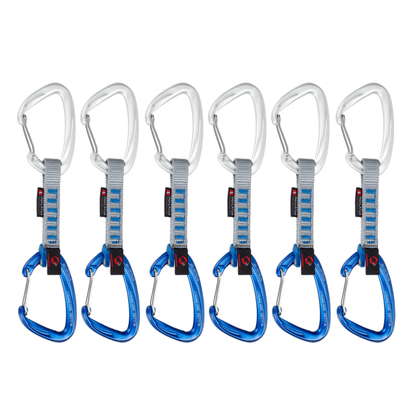 Set expres Mammut Crag Wire Quickdraws 10 cm 6P Silver-Ultramarine 19200
