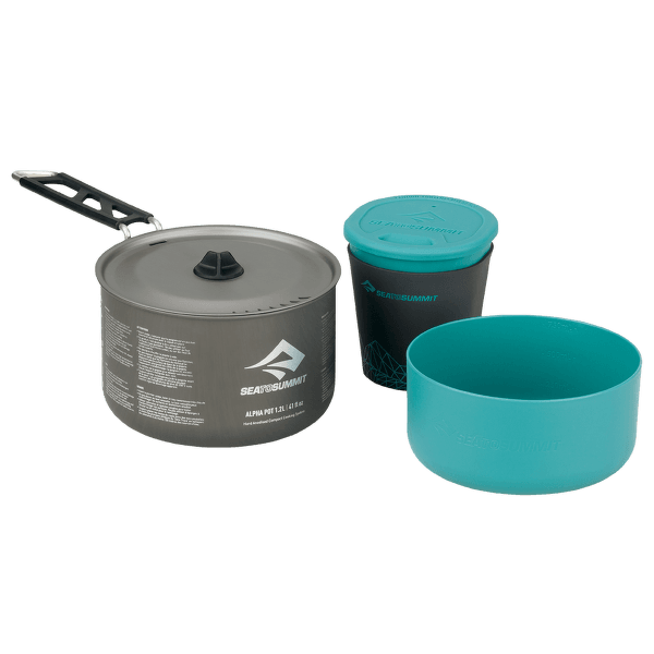 Oală Sea to Summit AlphaSet 1.1 Pacific Blue/Grey