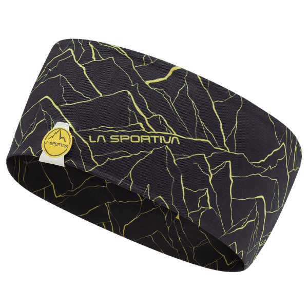 Bandă pentru cap La Sportiva MOUNTAIN HEADBAND Black/Yellow
