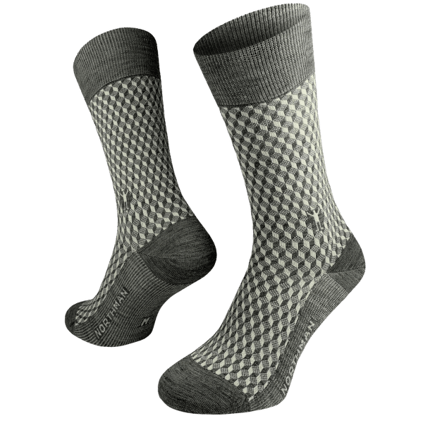 Șosete Northman Horten merino 88_světle šedá